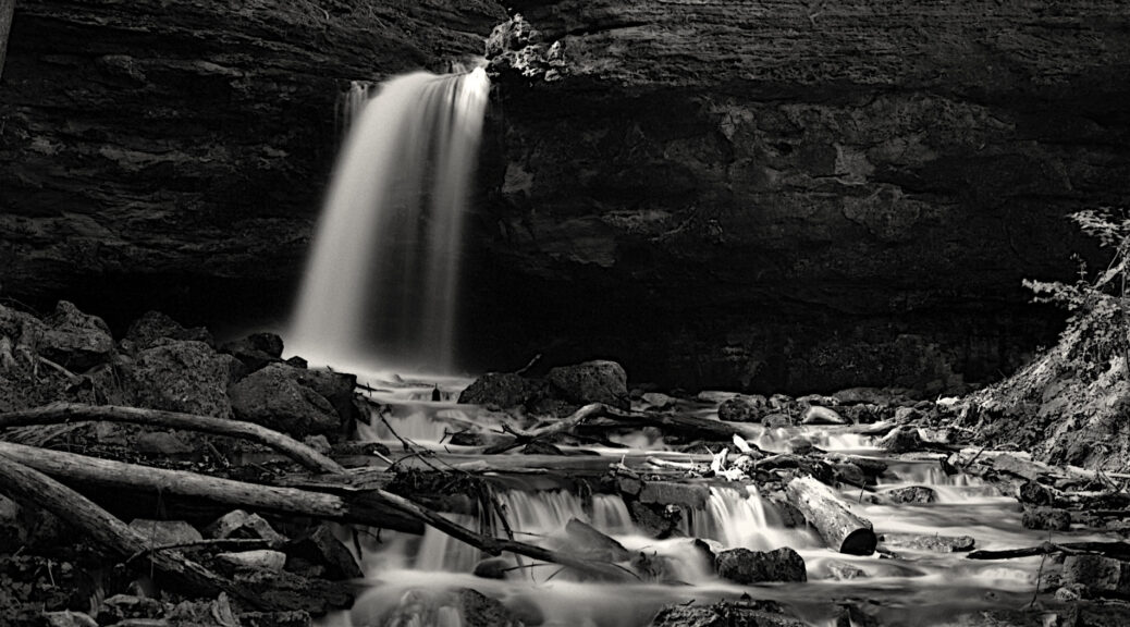 Waterfall in Saint Croix River Valley Minnesota